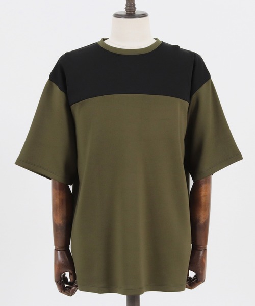 Magine(マージン)の「mt7635-FOOTBALL LIKE TEE Tシャツ(Tシャツ/カットソー・メンズ・ミックスグレー/ホワイト×ブラック/オリーブ×ブラック・48/44/46)」の13枚目の写真