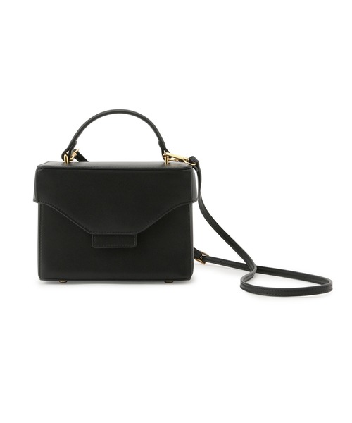 ADAM ET ROPE'（アダムエロペ）の「【サステナブル】リサイクルレザーバニティバッグ（ショルダーバッグ・レディース・ブラック/ダークブラウン・FREE）」の17枚目の写真