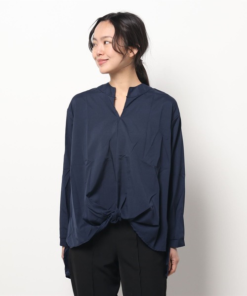 Ritzy(リッツィー)の「スキッパー衿ブラウス(シャツ/ブラウス・レディース・ネイビー/グリーン/ホワイト・M/L)」の13枚目の写真