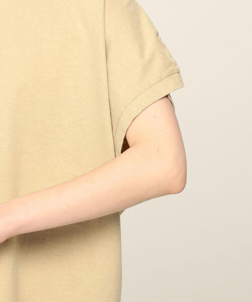 TOMORROWLAND （トゥモローランド）の「コットンジャージー ワイドプルオーバー（Tシャツ/カットソー・レディース・ホワイト/ライトイエロー/ライトベージュ・S）」の11枚目の写真