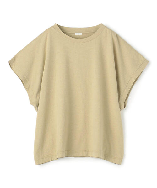 TOMORROWLAND （トゥモローランド）の「コットンジャージー ワイドプルオーバー（Tシャツ/カットソー・レディース・ホワイト/ライトイエロー/ライトベージュ・S）」の13枚目の写真