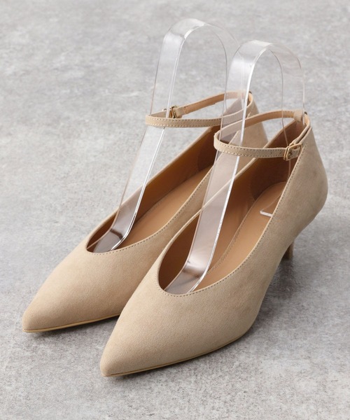 A part by（アパートバイ）の「ストラップパンプス 269470（パンプス・レディース・ブラック/ベージュ・MEDIUM/LARGE）」の4枚目の写真