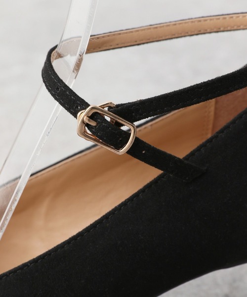 A part by（アパートバイ）の「ストラップパンプス 269470（パンプス・レディース・ブラック/ベージュ・MEDIUM/LARGE）」の6枚目の写真