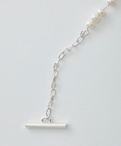 LiNoH(リノー)の「PEARL×NATURAL STONE NECKLACE(ネックレス・メンズ・ブルー/グリーン・FREE)」の12枚目の写真