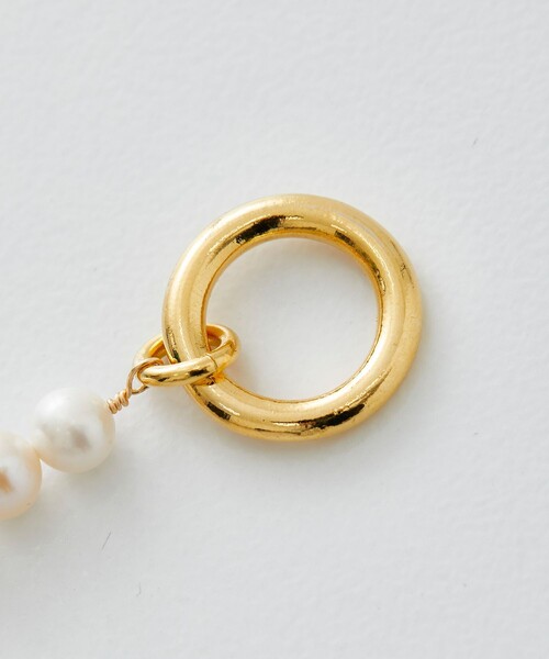 LiNoH(リノー)の「PEARL×NATURAL STONE NECKLACE(ネックレス・メンズ・ブルー/グリーン・FREE)」の15枚目の写真