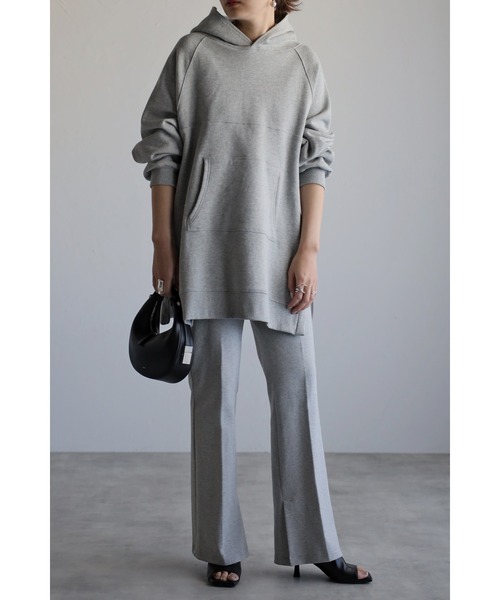 Bonjour Sagan（ボンジュールサガン）の「サイドジップステッチデザインパーカー（パーカー・レディース・チャコールグレー/グレー/オフホワイト・FREE）」の22枚目の写真