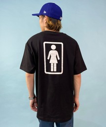 【ムラサキスポーツ別注】GIRL/ガール ビッグシルエット バックプリントTシャツ GW43MT01