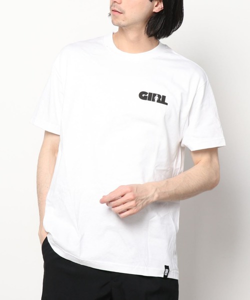 girl(ガール)の「【ムラサキスポーツ別注】GIRL/ガール ビッグシルエット バックプリントTシャツ GW43MT01(Tシャツ/カットソー・メンズ・ホワイト/ブラック・XL/M/L)」の6枚目の写真