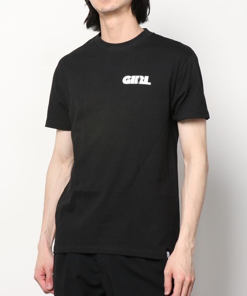 girl(ガール)の「【ムラサキスポーツ別注】GIRL/ガール ビッグシルエット バックプリントTシャツ GW43MT01(Tシャツ/カットソー・メンズ・ホワイト/ブラック・XL/M/L)」の8枚目の写真