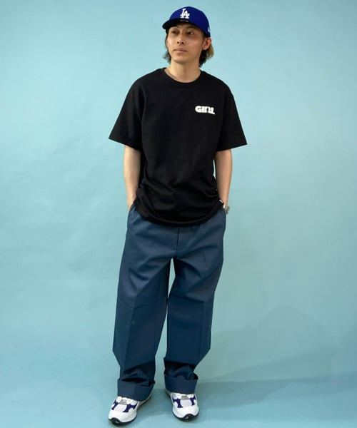 girl(ガール)の「【ムラサキスポーツ別注】GIRL/ガール ビッグシルエット バックプリントTシャツ GW43MT01(Tシャツ/カットソー・メンズ・ホワイト/ブラック・XL/M/L)」の17枚目の写真