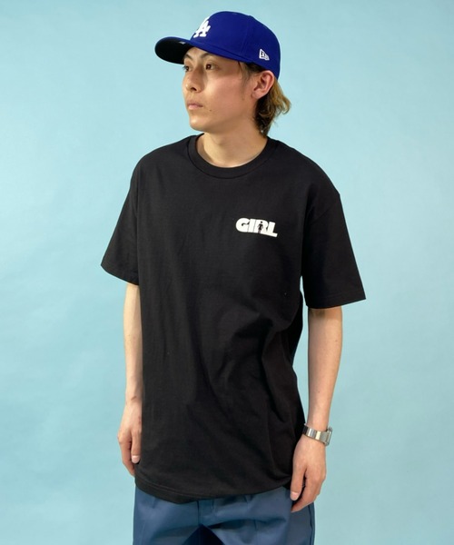 girl(ガール)の「【ムラサキスポーツ別注】GIRL/ガール ビッグシルエット バックプリントTシャツ GW43MT01(Tシャツ/カットソー・メンズ・ホワイト/ブラック・XL/M/L)」の14枚目の写真