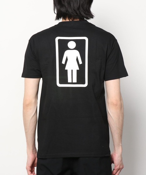 girl(ガール)の「【ムラサキスポーツ別注】GIRL/ガール ビッグシルエット バックプリントTシャツ GW43MT01(Tシャツ/カットソー・メンズ・ホワイト/ブラック・XL/M/L)」の20枚目の写真