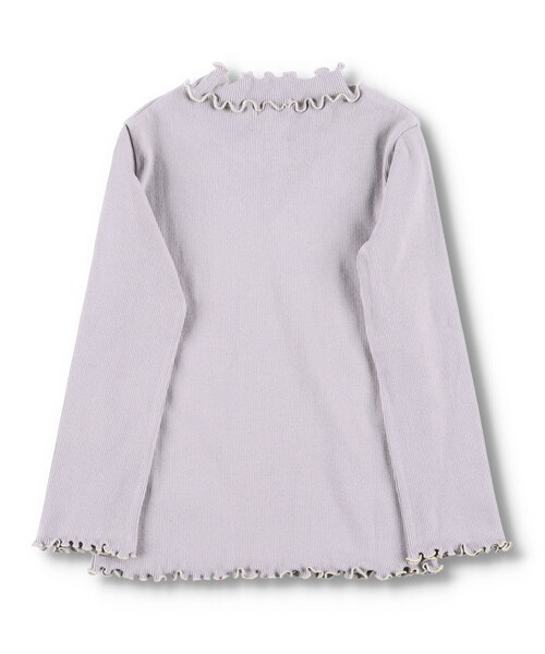 BRANSHES（ブランシェス）の「配色メロウストレッチテレコTシャツ（Tシャツ/カットソー・キッズ・アイボリー/ブラック/ラベンダー/その他・150/90/120/110/100/130/140）」の18枚目の写真