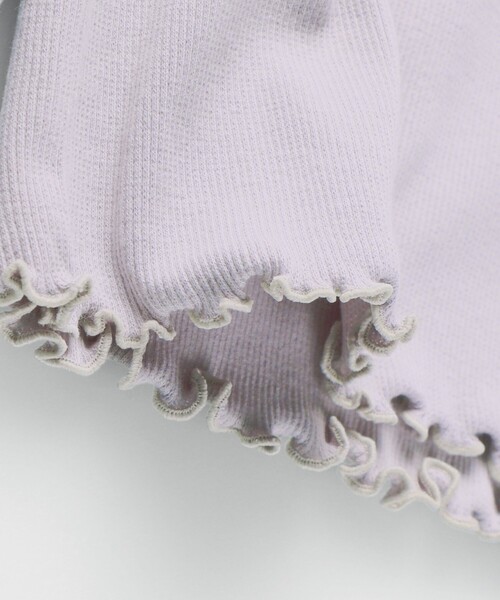 BRANSHES（ブランシェス）の「配色メロウストレッチテレコTシャツ（Tシャツ/カットソー・キッズ・アイボリー/ブラック/ラベンダー/その他・150/90/120/110/100/130/140）」の21枚目の写真