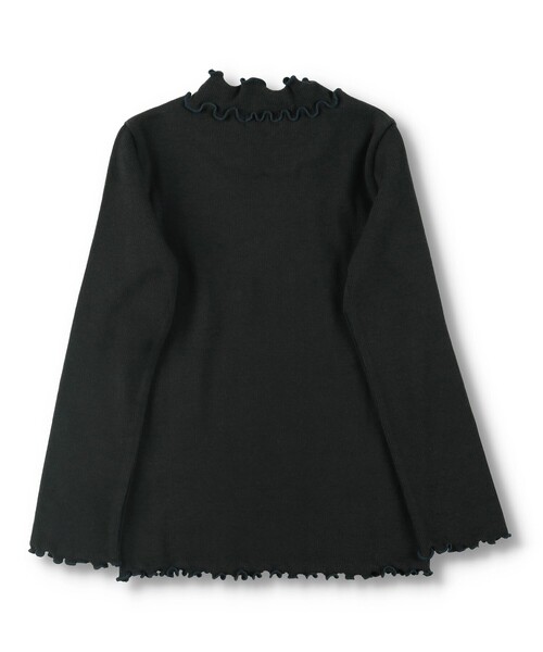 BRANSHES（ブランシェス）の「配色メロウストレッチテレコTシャツ（Tシャツ/カットソー・キッズ・アイボリー/ブラック/ラベンダー/その他・150/90/120/110/100/130/140）」の11枚目の写真