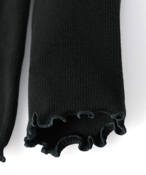 BRANSHES（ブランシェス）の「配色メロウストレッチテレコTシャツ（Tシャツ/カットソー・キッズ・アイボリー/ブラック/ラベンダー/その他・150/90/120/110/100/130/140）」の13枚目の写真