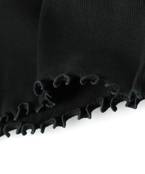 BRANSHES（ブランシェス）の「配色メロウストレッチテレコTシャツ（Tシャツ/カットソー・キッズ・アイボリー/ブラック/ラベンダー/その他・150/90/120/110/100/130/140）」の14枚目の写真