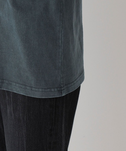 UNIVERSAL OVERALL(ユニバーサルオーバーオール)の「Curensology(カレンソロジー)/【UNIVERSAL OVERALL】別注ロゴTシャツ(Tシャツ/カットソー・レディース・チャコールグレー/グリーン/チャコール/パープル・FREE)」の10枚目の写真