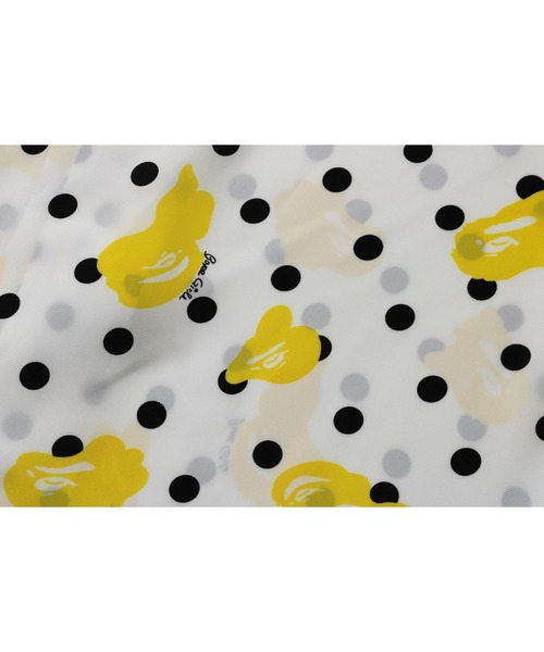 A BATHING APE(アベイシングエイプ)の「BAPE DOT OPEN COLLAR S/S SHIRT L(シャツ/ブラウス・レディース・ホワイト/ブラック・SMALL/X-SMALL)」の6枚目の写真