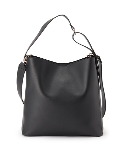 SOUP（スープ）の「◆ワンショルダーバッグ（ショルダーバッグ・レディース・ブラック/ライトベージュ・00）」の6枚目の写真