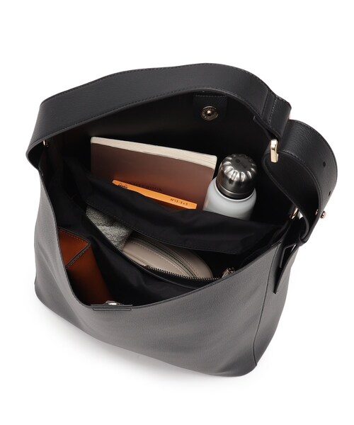 SOUP（スープ）の「◆ワンショルダーバッグ（ショルダーバッグ・レディース・ブラック/ライトベージュ・00）」の8枚目の写真