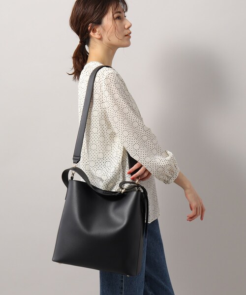 SOUP（スープ）の「◆ワンショルダーバッグ（ショルダーバッグ・レディース・ブラック/ライトベージュ・00）」の10枚目の写真