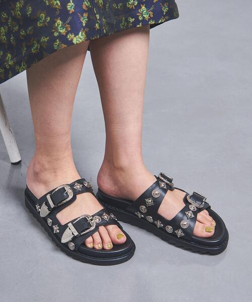 TOGA PULLA(トーガ プルラ)の「<TOGA PULLA(トーガ プルラ)>スタッズ ベルト サンダル ■■■(サンダル・レディース・ブラック・37/35/36/38)」の12枚目の写真