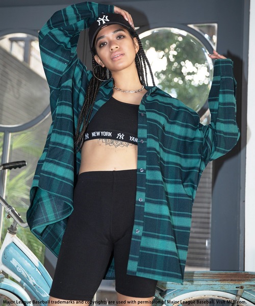 BACK TO THE FIELD（バック トゥー ザ フィールド）の「【MLB】ラインロゴタンクトップ（タンクトップ・レディース・ホワイト/ブラック/ブルー・FREE）」の5枚目の写真