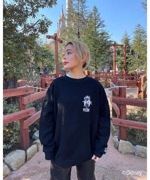 FIG&VIPER（フィグアンドバイパー）の「Disney villains BIG PO（Tシャツ/カットソー・レディース・ブラック/ホワイト・FREE）」の3枚目の写真