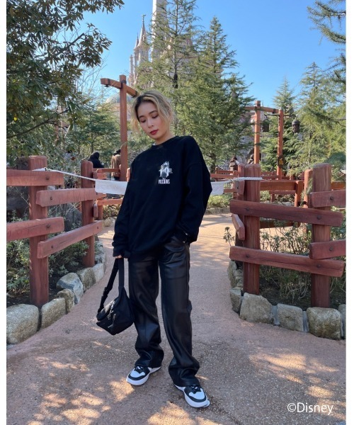 FIG&VIPER（フィグアンドバイパー）の「Disney villains BIG PO（Tシャツ/カットソー・レディース・ブラック/ホワイト・FREE）」の4枚目の写真