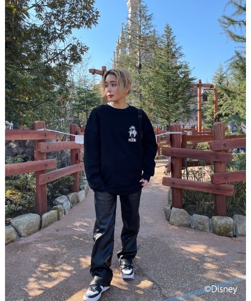 FIG&VIPER（フィグアンドバイパー）の「Disney villains BIG PO（Tシャツ/カットソー・レディース・ブラック/ホワイト・FREE）」の5枚目の写真