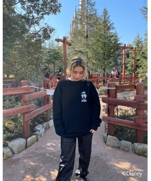 FIG&VIPER（フィグアンドバイパー）の「Disney villains BIG PO（Tシャツ/カットソー・レディース・ブラック/ホワイト・FREE）」の6枚目の写真