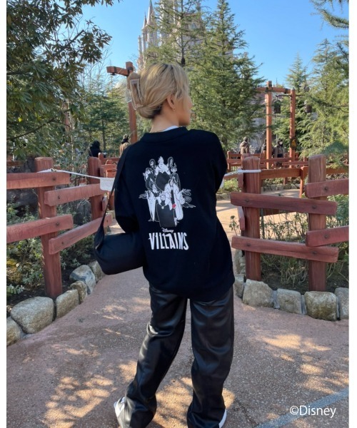 FIG&VIPER（フィグアンドバイパー）の「Disney villains BIG PO（Tシャツ/カットソー・レディース・ブラック/ホワイト・FREE）」の17枚目の写真