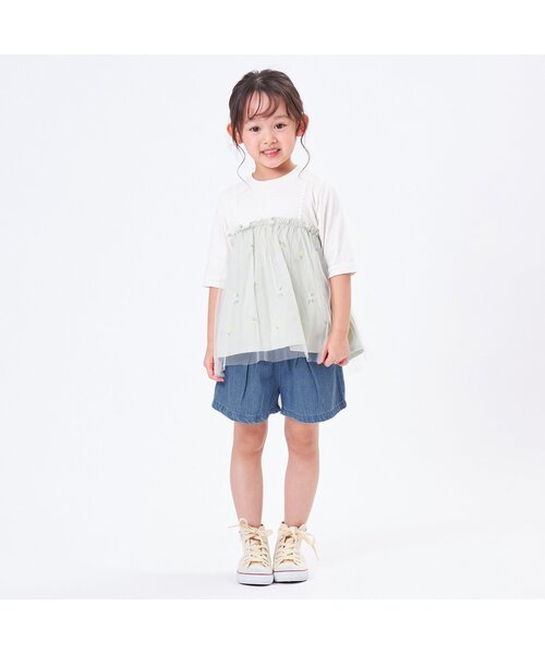 Seraph（セラフ）の「デイリーショートパンツ（その他パンツ・キッズ・イエロー/ブルー/カーキ/サックスブルー・90/130/140/110/120/100/80）」の14枚目の写真