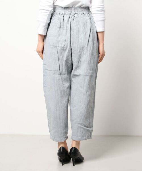 Samansa Mos2（サマンサ モスモス）の「麻綿ドビー織りパンツ（その他パンツ・レディース・ブラック/ベージュ/オフホワイト/ブルー・ﾌﾘ-）」の6枚目の写真