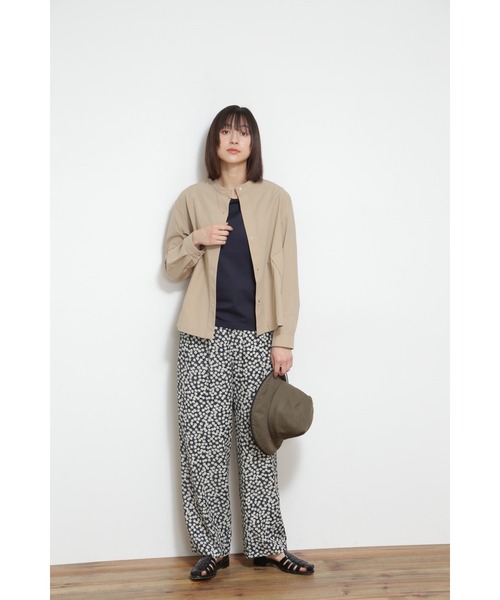 human woman（ヒューマンウーマン）の「◆オーガニック綿天竺半袖Ｔシャツ（Tシャツ/カットソー・レディース・ホワイト/ネイビー/グレー・MEDIUM/LARGE）」の17枚目の写真