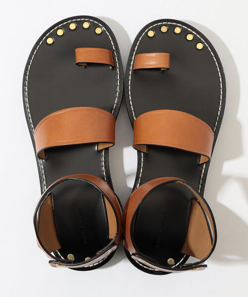 ISABEL MARANT(イザベルマラン)の「ISABEL MARANT NERSEE ベルテッドサンダル(サンダル・レディース・ブラック/ベージュ・39/36/37)」の8枚目の写真