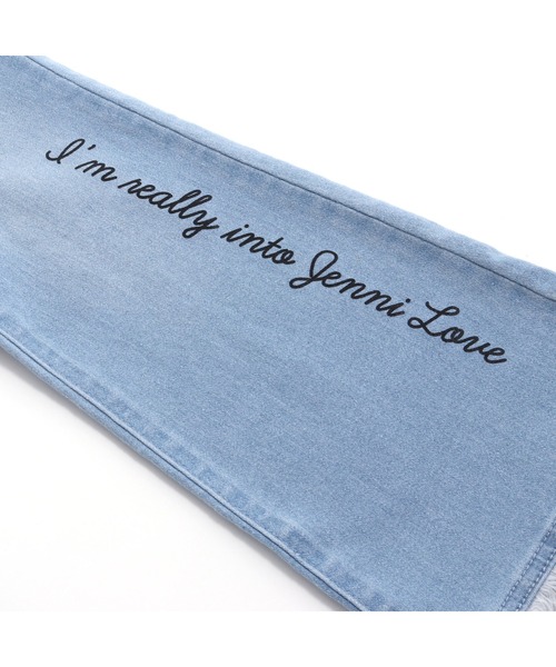 JENNI love（ジェニィラブ）の「カットオフフレアデニムパンツ（デニムパンツ・キッズ・サックスブルー/ブルー・130cm/140cm/150cm/160cm）」の15枚目の写真