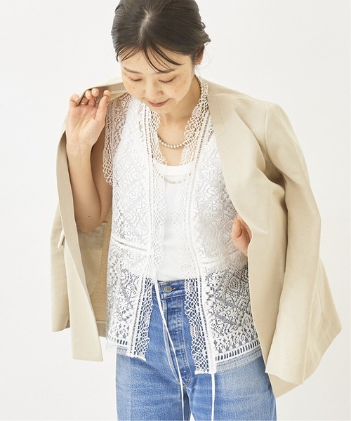 plage（プラージュ）の「【R’IAM】リバーレース ブラウス◆（シャツ/ブラウス・レディース・ホワイト/ブラック・FREE）」の18枚目の写真