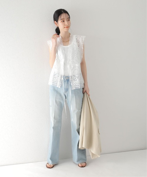 plage（プラージュ）の「【R’IAM】リバーレース ブラウス◆（シャツ/ブラウス・レディース・ホワイト/ブラック・FREE）」の7枚目の写真