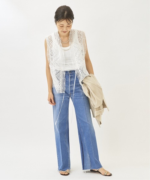 plage（プラージュ）の「【R’IAM】リバーレース ブラウス◆（シャツ/ブラウス・レディース・ホワイト/ブラック・FREE）」の13枚目の写真