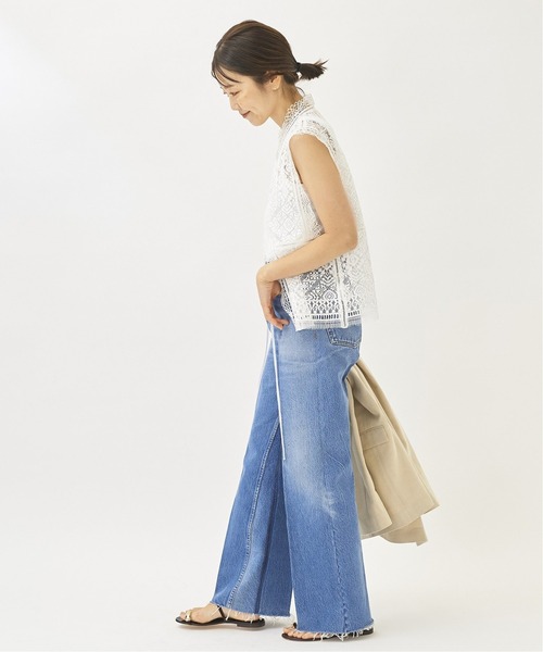 plage（プラージュ）の「【R’IAM】リバーレース ブラウス◆（シャツ/ブラウス・レディース・ホワイト/ブラック・FREE）」の5枚目の写真