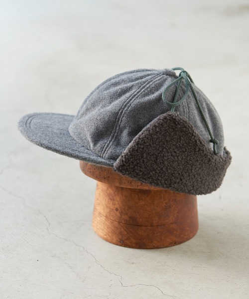 Mighty Shine（マイティシャイン）の「Fleece Camper Cap / 1223016 MIGHTY SHINE マイティシャイン フリースキャップ（キャップ・メンズ・ブラック/グレー/ベージュ・M/L）」の20枚目の写真