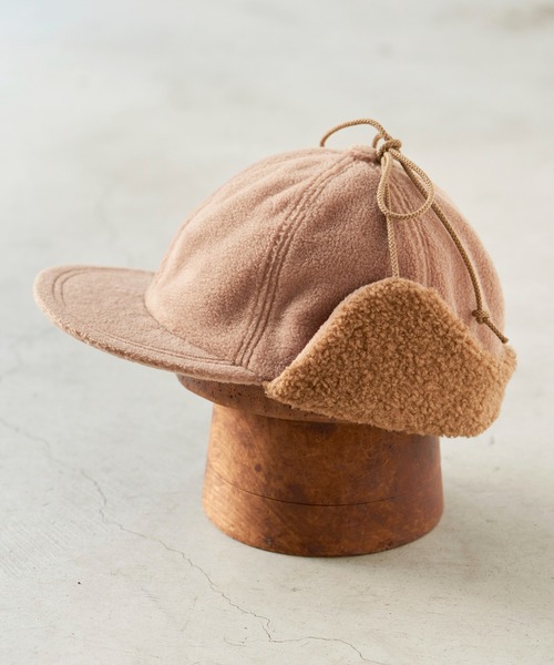 Mighty Shine（マイティシャイン）の「Fleece Camper Cap / 1223016 MIGHTY SHINE マイティシャイン フリースキャップ（キャップ・メンズ・ブラック/グレー/ベージュ・M/L）」の21枚目の写真