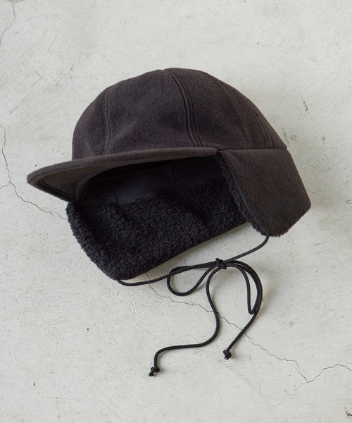 Mighty Shine（マイティシャイン）の「Fleece Camper Cap / 1223016 MIGHTY SHINE マイティシャイン フリースキャップ（キャップ・メンズ・ブラック/グレー/ベージュ・M/L）」の22枚目の写真