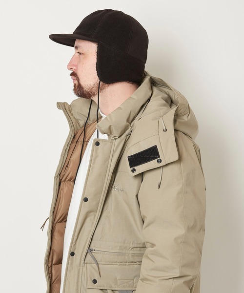 Mighty Shine（マイティシャイン）の「Fleece Camper Cap / 1223016 MIGHTY SHINE マイティシャイン フリースキャップ（キャップ・メンズ・ブラック/グレー/ベージュ・M/L）」の11枚目の写真