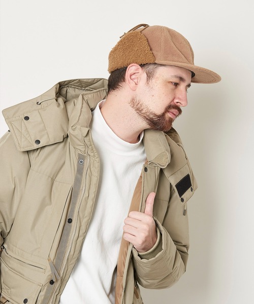 Mighty Shine（マイティシャイン）の「Fleece Camper Cap / 1223016 MIGHTY SHINE マイティシャイン フリースキャップ（キャップ・メンズ・ブラック/グレー/ベージュ・M/L）」の15枚目の写真