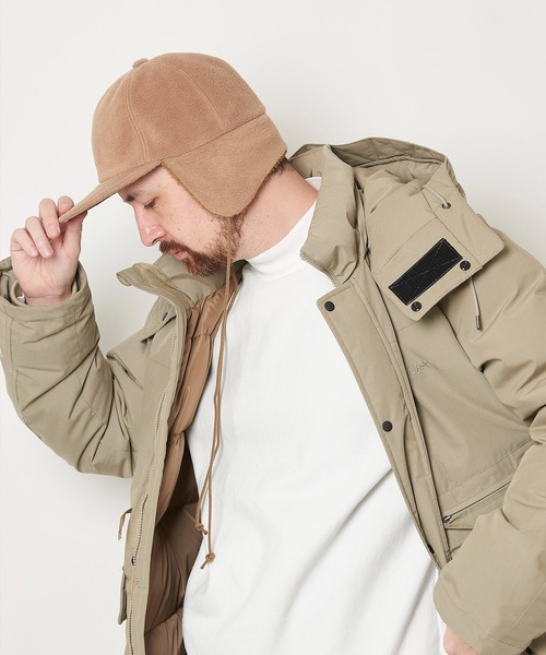 Mighty Shine（マイティシャイン）の「Fleece Camper Cap / 1223016 MIGHTY SHINE マイティシャイン フリースキャップ（キャップ・メンズ・ブラック/グレー/ベージュ・M/L）」の17枚目の写真
