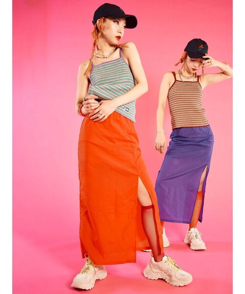 FILA（フィラ）の「FILA ニットキャミソール【コラボ】（ニット/セーター・レディース・ブラック/パープル/ボルドー・MEDIUM）」の13枚目の写真