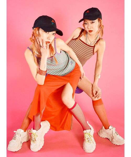 FILA（フィラ）の「FILA ニットキャミソール【コラボ】（ニット/セーター・レディース・ブラック/パープル/ボルドー・MEDIUM）」の14枚目の写真